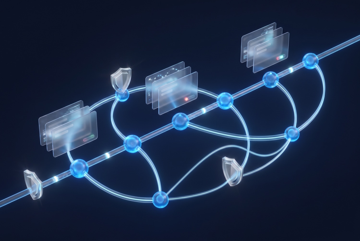Abstract compliance screening workflow visualisation